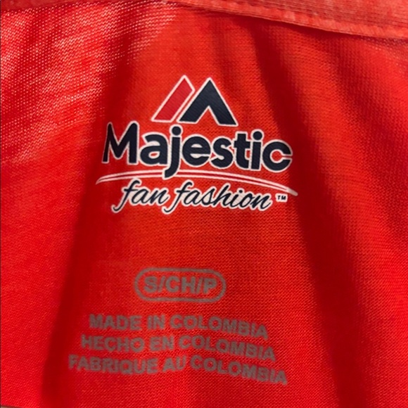 Majestic womens vneck Los Angeles Angels shirt Small - Picture 2 of 6